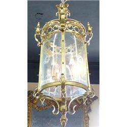 Antique Bronze Lantern Fixture #2151977