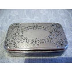 Antique Silver Niello Snuff Box Austria-Hungary#2152025