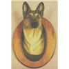 Beswick Alsation Dog  Head Wall Plaque. #2152030