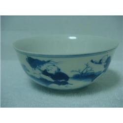 Chinese blue/white porcelain bowl #2152297