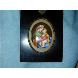 Berlin? KPM? Plaque with Miniature Portrait  #2152308