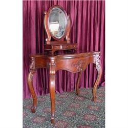 QUEEN ANN VICTORIAN STYLE DRESSER VANITY  #2152398