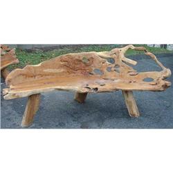 ANTIQUE ART ARCHITECTURAL HORSE SCULPTURE BENCH#2152400