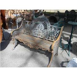 ARCHITECTURAL ANTIQUE VICTORIAN STYLE BENCH #2152413