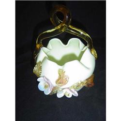 Antique Glass Basket #2152463