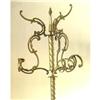 Image 1 : Antique Victorian Brass Coat Rack #2152499