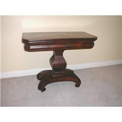 1860 Mahogany Game Table #2163713