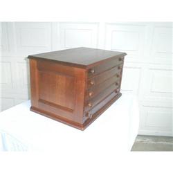 Merrick Walnut Spool Cabinet #2163720