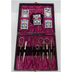 SEWING   BOX  with SEWING TOOLS #2163773