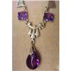 Lovely DECO Amethyst Necklace #2163775