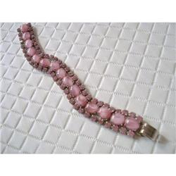 GLAMOROUS SATIN PINK RHINESTONE BRACELET #2163794