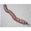 Image 1 : GLAMOROUS SATIN PINK RHINESTONE BRACELET #2163794