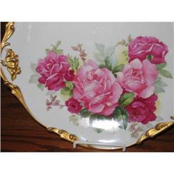 J.P.  LIMOGES H.  PAINTED PLACQUE/PLATE #2163907