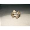 Estate 14K WG Chocolate Diamond Flower Ring #2164214