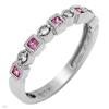 Image 1 : Fashionable Ring With Diamonds and Genuine #2164387