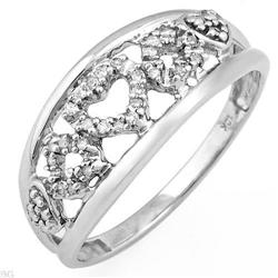 Charming Ring With Genuine Diamonds #2164393