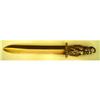 Image 1 : Antique Brass Owl Letter Opener #2164554