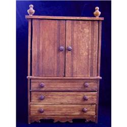 Salesman's Sample Antique Wood Cabinet #2164561