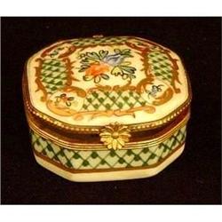 Hand-Painted Limoges Hinged Box #2164616