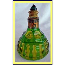 DECO PERFUME COLOGNE BOTTLE GUILLOCHE ENAMEL #2164639