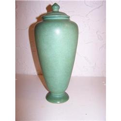 Weller Jar with Lid-Arts and Crafts pottery #2186063