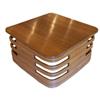 Image 1 : Paul Frankl style Rattan Cocktail Table #2186148