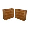 Image 1 : Pair of Rattan Bookcases #2186160