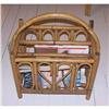 Image 1 : Rattan Magazine Rack (mid century modern) #2186168