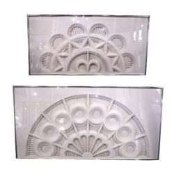 Pair of Framed Nancy Miller Paper Sculptures #2186208