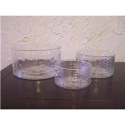 Oiva Toikka/ Nuutajarui Natajo Glass Bowl Set #2186220