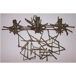 Wall sculpture/candleholder in style of Curtis #2186257