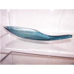 Blenko Horn Vase-modern eames era glass #2186266