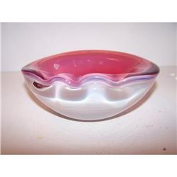 A. Seguso Murano Glass Geode/Bowl #2186274