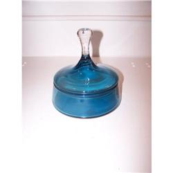 Midcentury Glass Covered Bowl-eames era #2186275