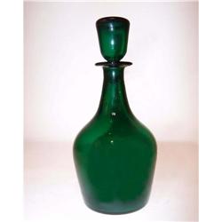 Blenko Green Decanter  #2186382