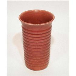 Rasberry  Pottery Ringware Vase Circa 1950's #2186442