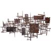 Image 1 : Wall Sculpture in the Style of C. Jere #2186449
