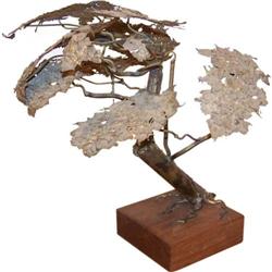 Bonsai Tree Metal Sculpture-Jere style #2186450