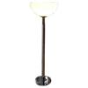 Chrome & Glass Floor Lamp #2186481