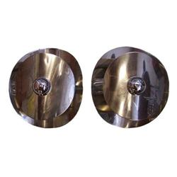 Pair of Italian Chrome Sconces #2186499