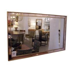 Large Faux Bamboo LaBarge Mirror #2186585