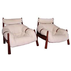 Pair of Lounge Chairs by Percival Lafer #2186633