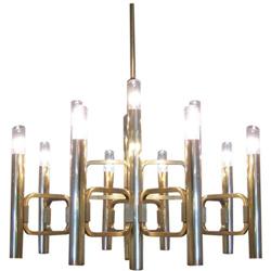 Chandelier by in the Style of Gaetano Sciolari #2186666