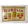 Image 1 : RUBOLIN TIN METAL SIGN BROOKLIN VARNISH COMPANY#2125503