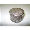 Image 1 : LOVELY - SILVER TONE - ROUND - PILL BOX #2125566