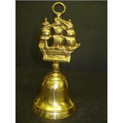 BEAUTIFUL ENGLISH BRASS - SCHOOL BELL #2125578