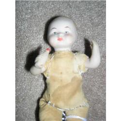 6" Molded Bottle Bisque Baby Restitched body #2125659