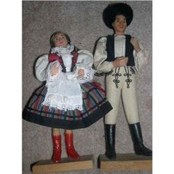 Romania Couple With Stands #2125661