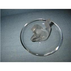 Lalique Crystal signed France ring holder ! #2125750