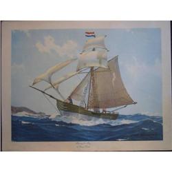 Vintage Lithograph "Blessing of the Bay" by #2125757